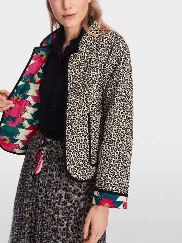 Marc Cain Reversible Steppjacke mit Print Letzte 3 Tage