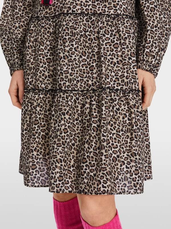 Marc Cain Kurzes Stufenkleid in Baumwolle Neueste Stile