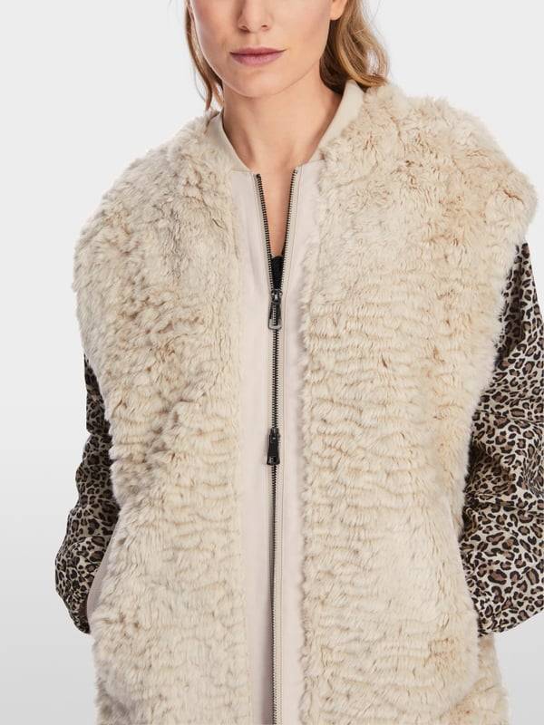 Marc Cain Weste aus lockigem Fun Fur Bis zu 60% Rabatt