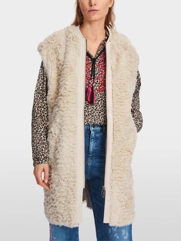 Marc Cain Weste aus lockigem Fun Fur Bis zu 60% Rabatt
