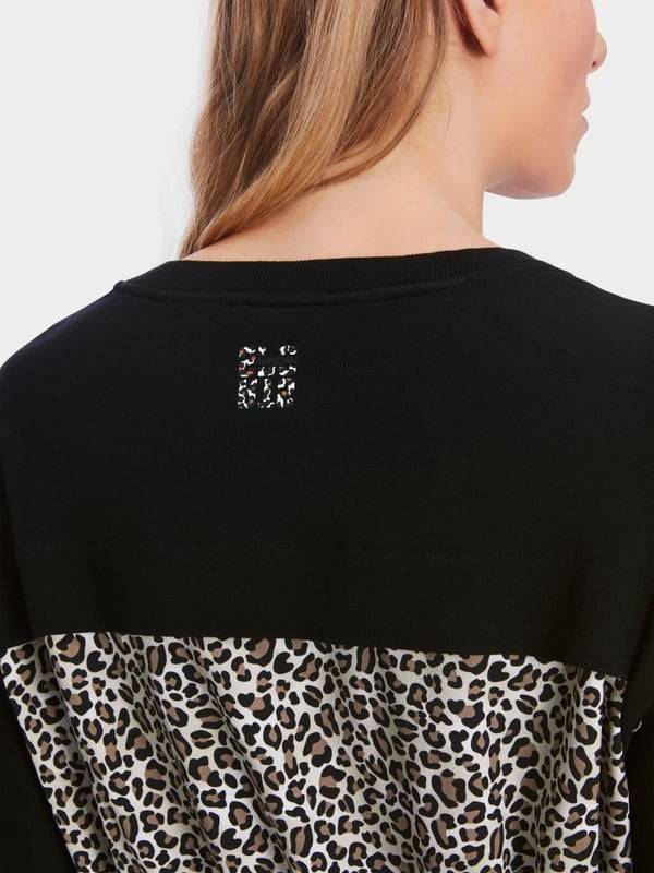 Marc Cain Kleid in Materialmix "Rethink Together" Clearance-Verkauf