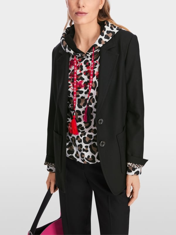 Marc Cain Schmal geschnittener Blazer Schlussverkauf