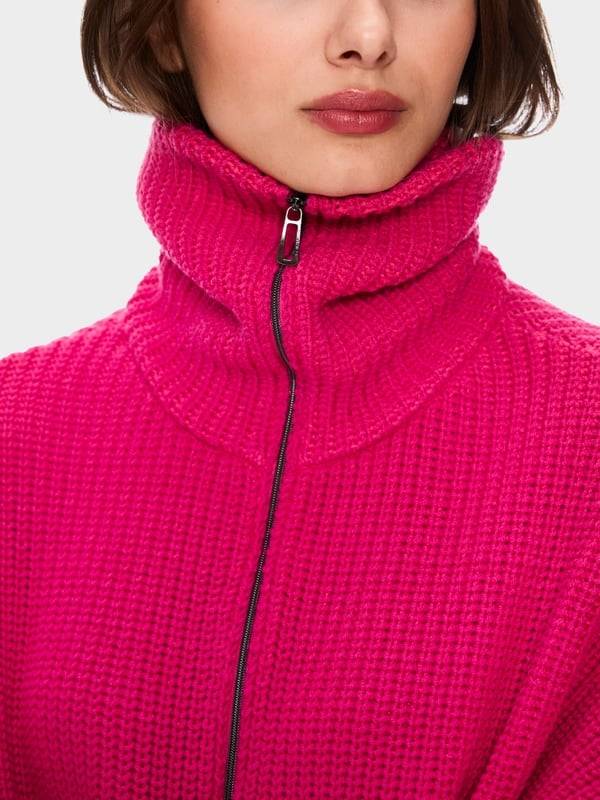 Marc Cain Sweater mit Troyer - Knitted in Germany Kostenloser Versand