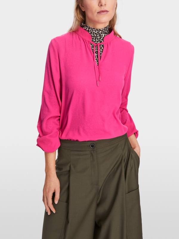 Marc Cain Weite Bluse mit Langarm Top Angebot