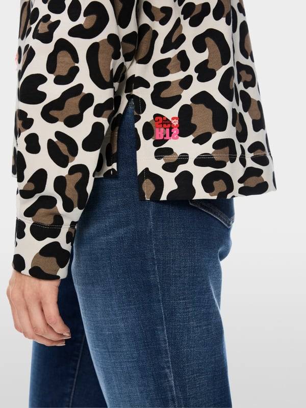 Marc Cain Kapuzen-Sweatshirt in Mustermix Tägliche Deals