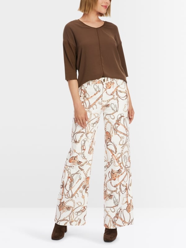 Marc Cain Blusenshirt mit V-Neck Fabrikladen