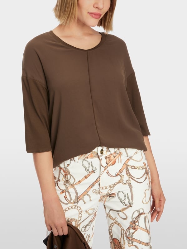 Marc Cain Blusenshirt mit V-Neck Fabrikladen