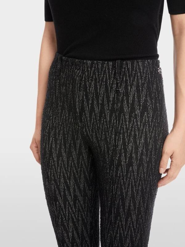 Marc Cain Modell SYDNEY - Hose mit Zackenmuster Große Rabatte
