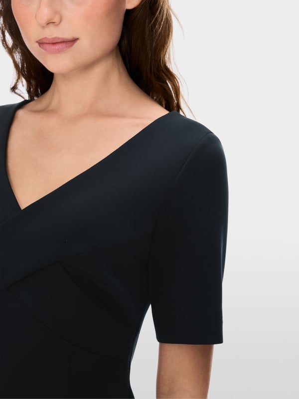 Marc Cain Scuba-Kleid mit Wickeleffekt 50% Rabatt mit kostenlosem Versand