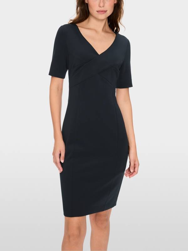Marc Cain Scuba-Kleid mit Wickeleffekt 50% Rabatt mit kostenlosem Versand
