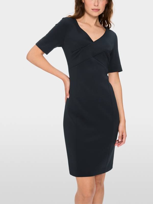 Marc Cain Scuba-Kleid mit Wickeleffekt 50% Rabatt mit kostenlosem Versand