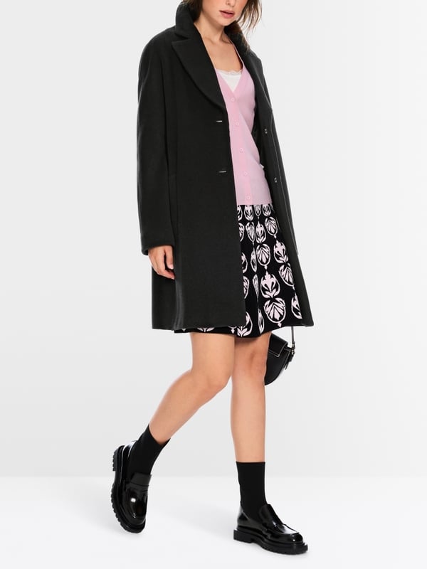 Marc Cain Flauschiger Mantel mit Kimono-Ärmel 50% Rabatt für begrenzte Zeit