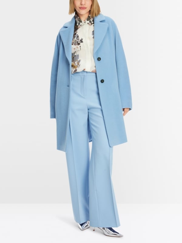 Marc Cain Flauschiger Mantel mit Kimono-Ärmel Verkauf
