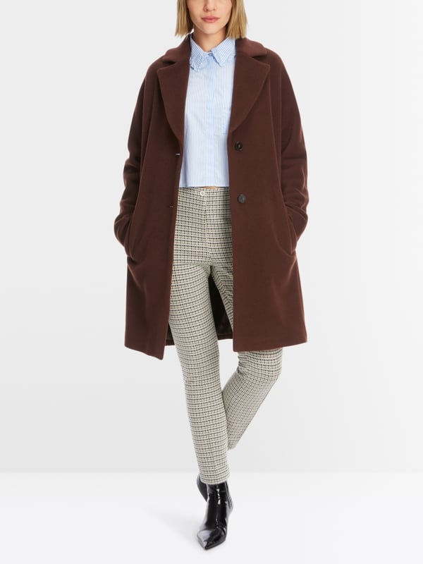 Marc Cain Flauschiger Mantel mit Kimono-Ärmel Angebote