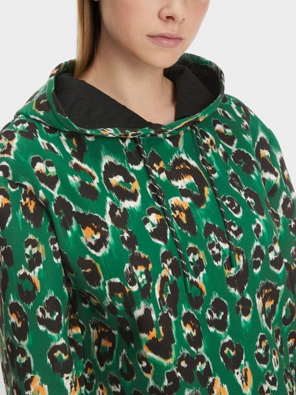 Marc Cain Sweater im Greo-Print auf Scuba-Jersey Versandkostenfrei
