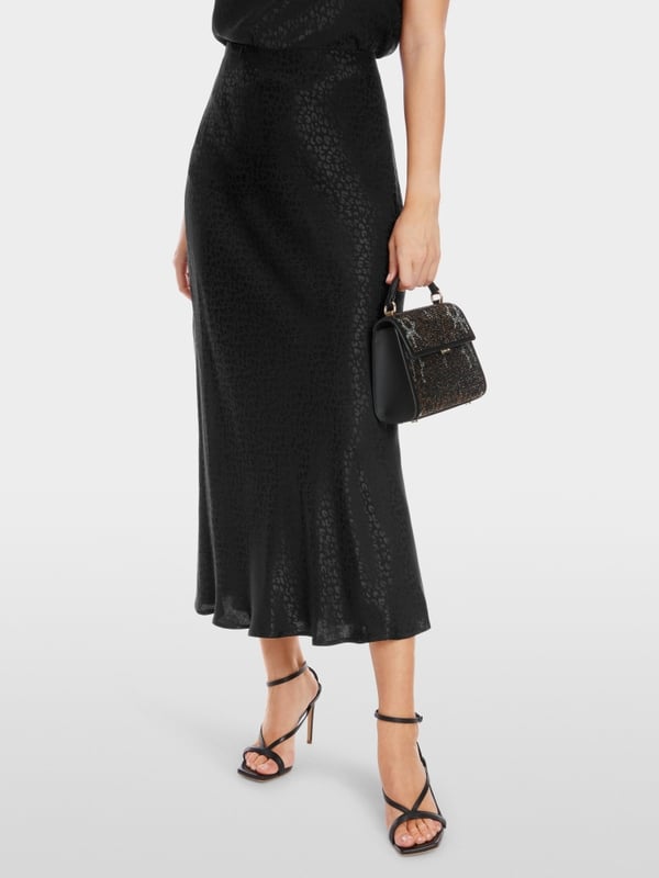 Marc Cain Rock im Leo-Jacquard Online Shopping