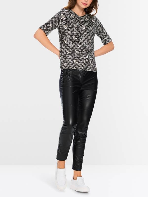 Marc Cain Shirt aus Baumwollstretch 50% Rabatt mit kostenlosem Versand
