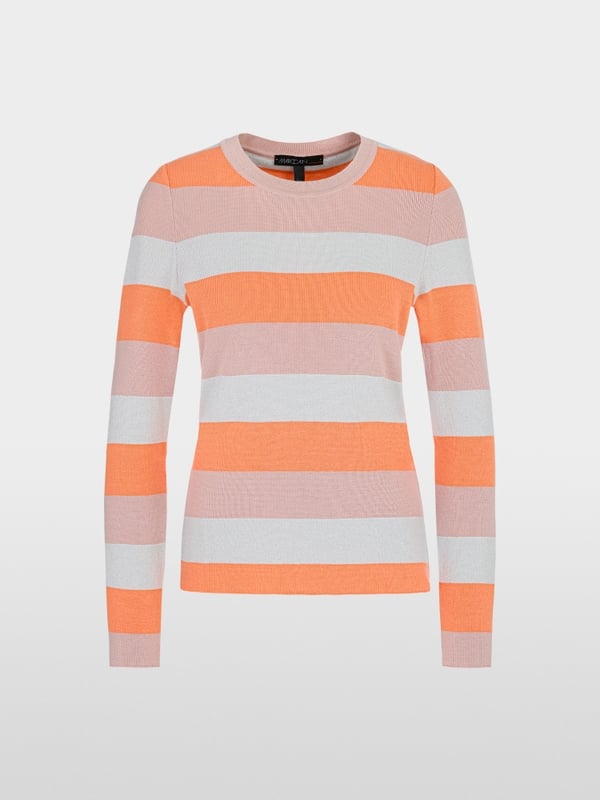 Marc Cain Gestreifter Sweater Knitted in Germany Günstig kaufen