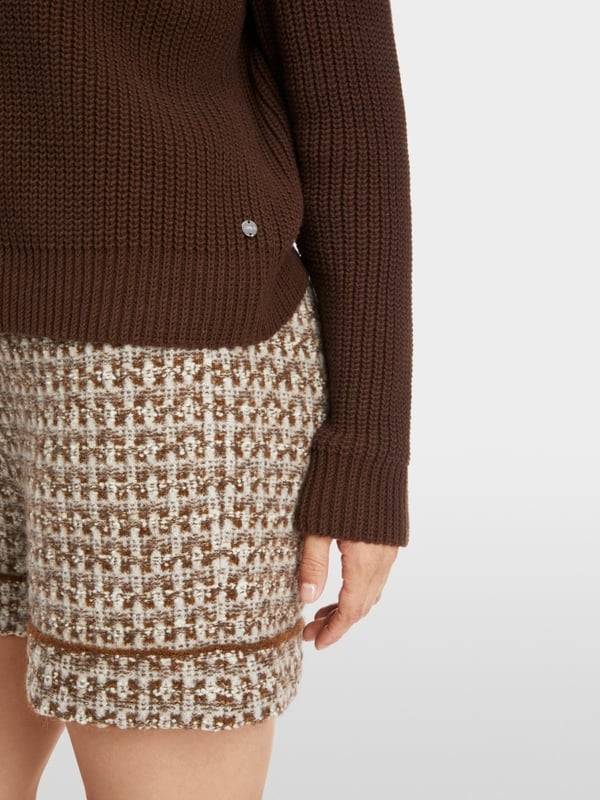 Marc Cain Rippen-Cardigan in Deutschland gestrickt Weihnachtsangebot