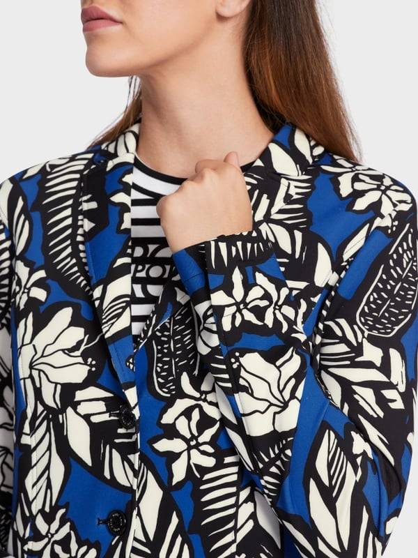 Marc Cain Jerseyblazer mit Alloverprint Saisonale Angebote