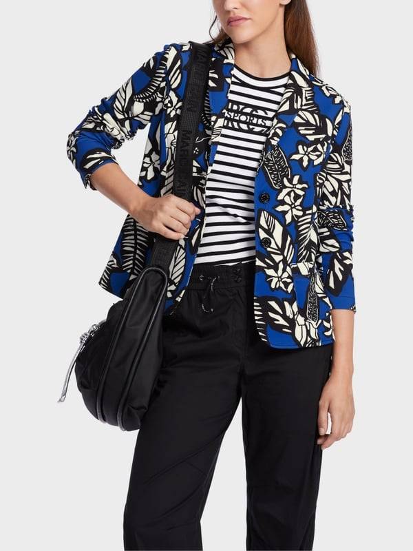Marc Cain Jerseyblazer mit Alloverprint Saisonale Angebote