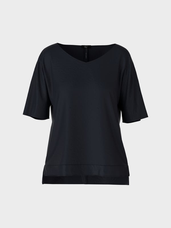 Marc Cain Unifarbene Schlupfbluse Super Sparpreis