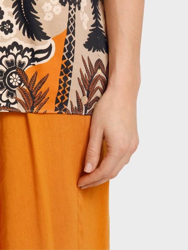 Marc Cain Bedruckte Bluse im Tunikastil Letzte 2 Tage