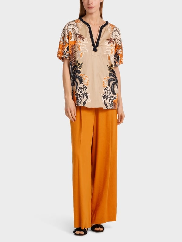 Marc Cain Bedruckte Bluse im Tunikastil Letzte 2 Tage