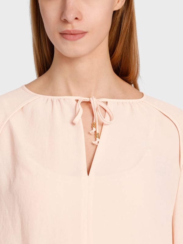 Marc Cain Leichte Bluse aus recyceltem Polyester Bis zu 50% Rabatt