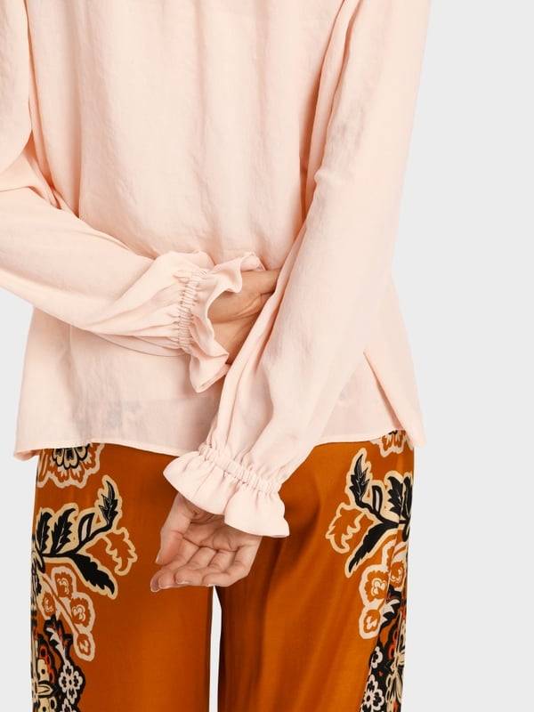 Marc Cain Leichte Bluse aus recyceltem Polyester Bis zu 50% Rabatt