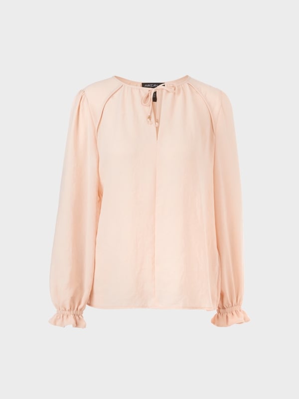 Marc Cain Leichte Bluse aus recyceltem Polyester Bis zu 50% Rabatt