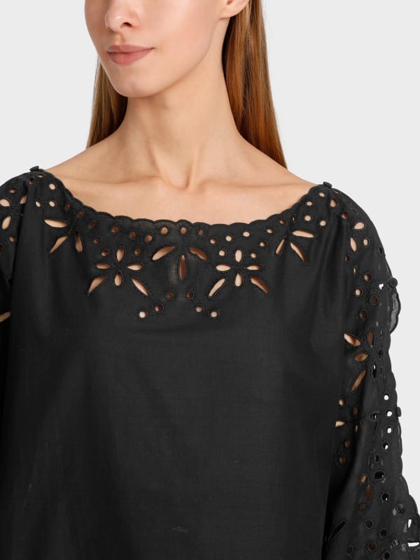 Marc Cain Spitzenbluse in A-Shape Bis zu 65% Rabatt