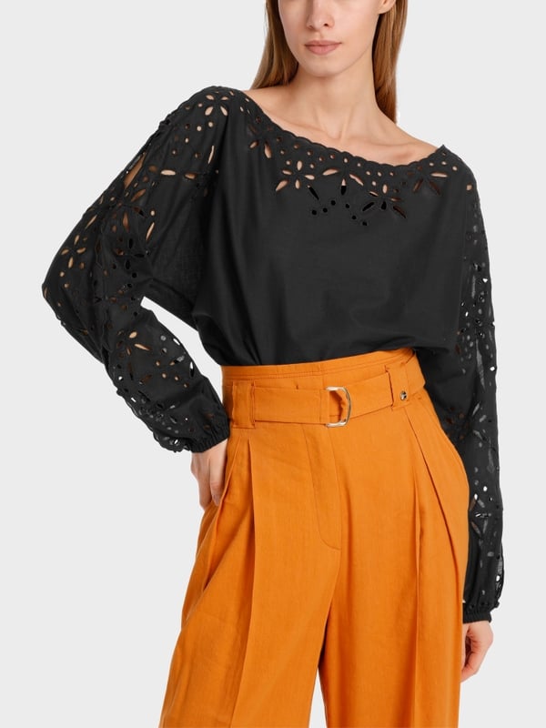 Marc Cain Spitzenbluse in A-Shape Bis zu 65% Rabatt