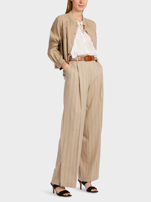 Marc Cain Modell WASCO – Hose in Nadelstreif Sonderangebot der Fabrik