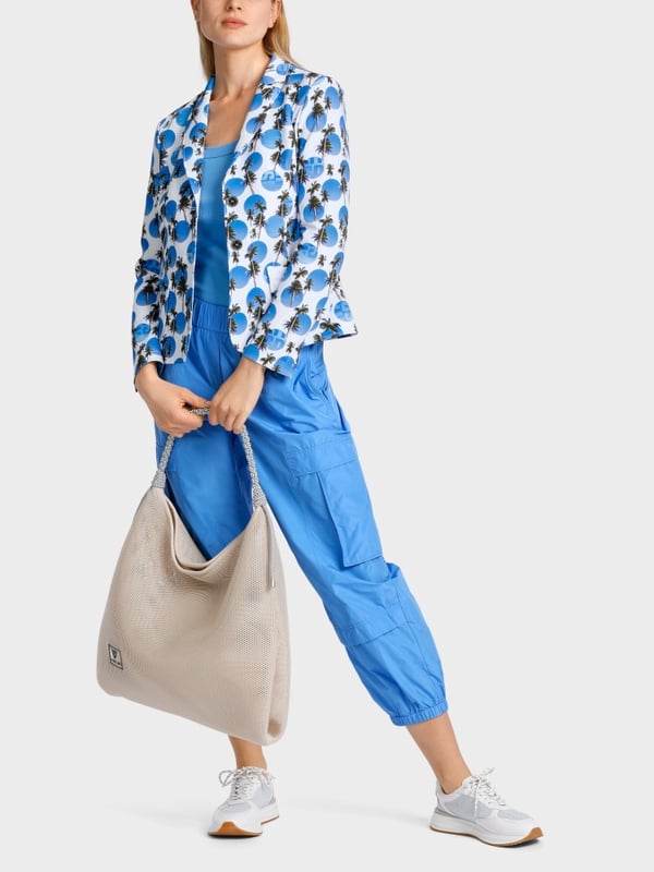 Marc Cain Beach-Point-Blazer aus Scubamaterial Discount Store für neue Produkte