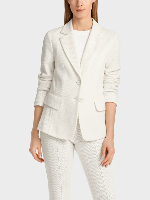Marc Cain Körpernaher Blazer aus Strick Clearance-Verkauf