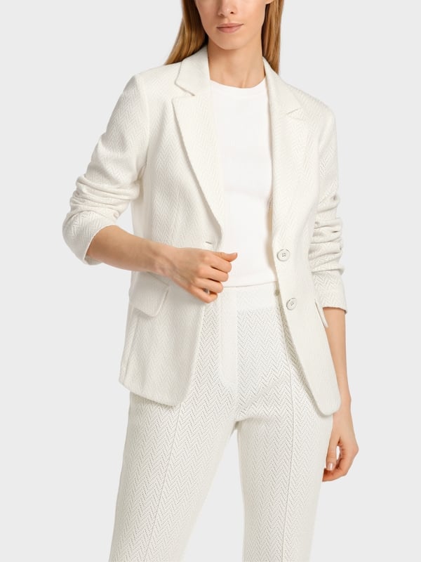 Marc Cain Körpernaher Blazer aus Strick Clearance-Verkauf