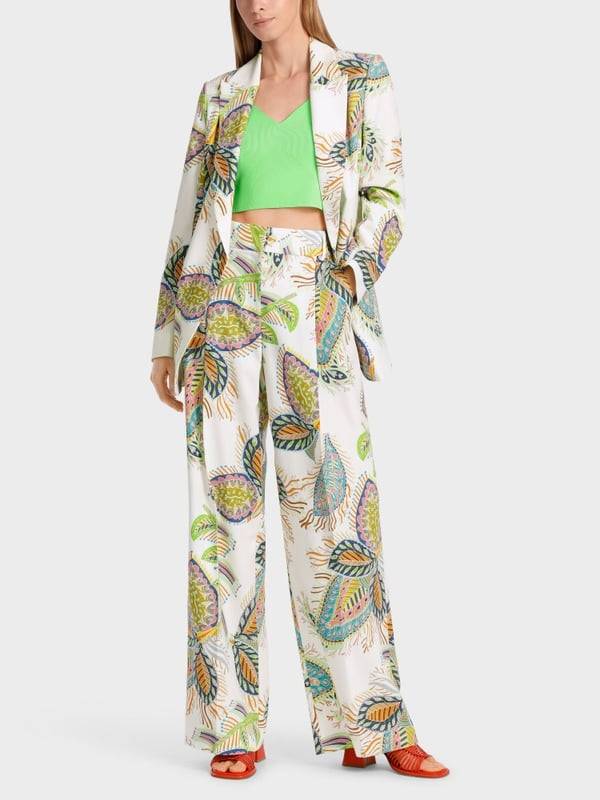 Marc Cain Modell WICHITA – Bundfaltenhose bedruckt Begrenzt auf 3 Tage