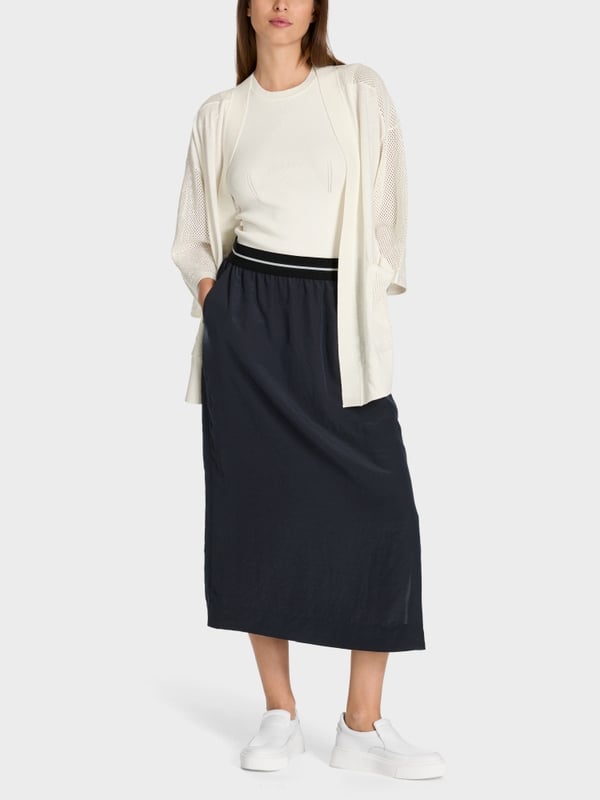 Marc Cain Cardigan mit Lochinsert