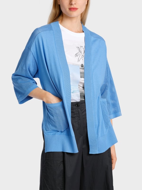 Marc Cain Cardigan mit Lochinsert Auslauf