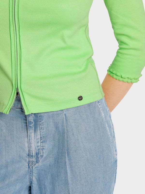 Marc Cain Sportive Jacke mit Rüschendetail Schlussverkauf