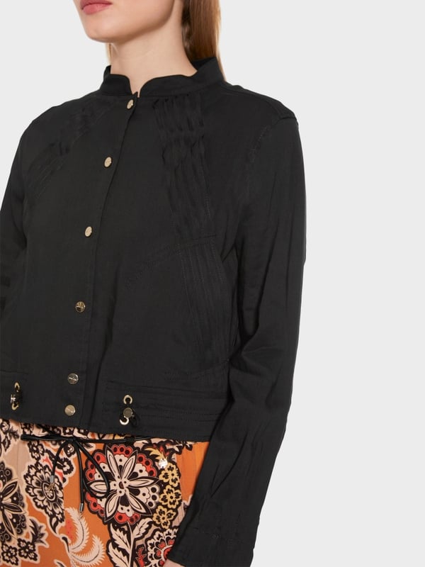 Marc Cain Kurze Jacke mit Tailoring-Details Günstiger Verkauf