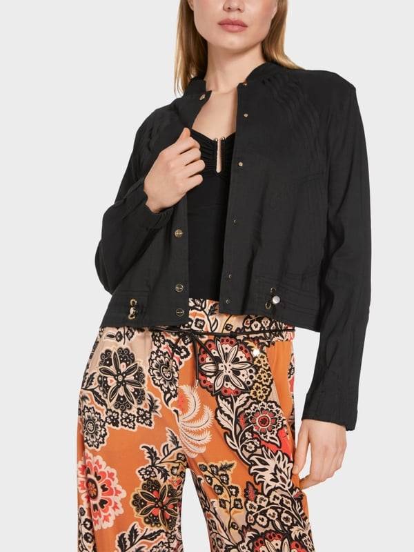 Marc Cain Kurze Jacke mit Tailoring-Details Günstiger Verkauf