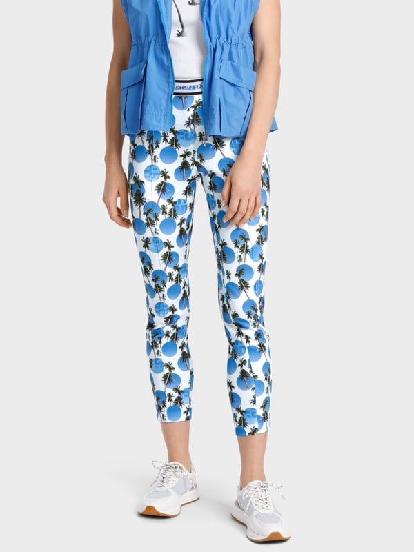Marc Cain Modell SOFIA - Palmenprint auf Scuba Begrenztes Angebot