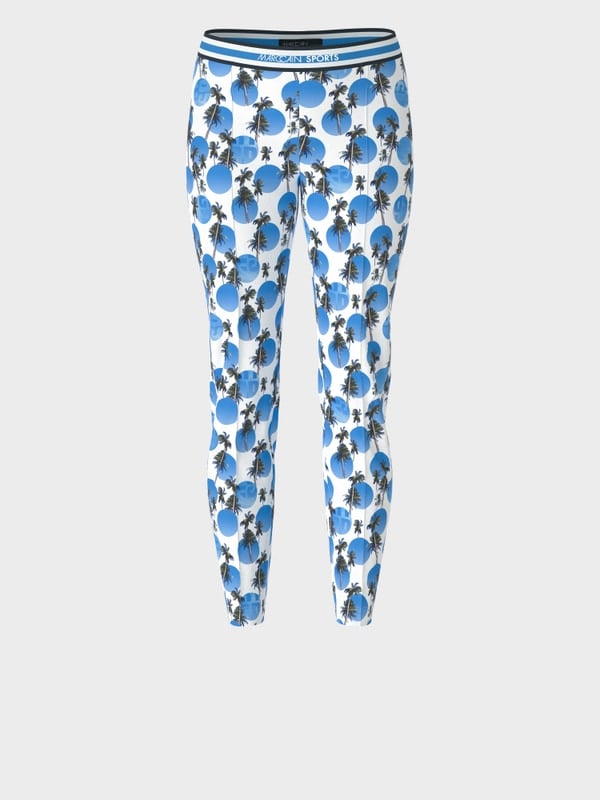 Marc Cain Modell SOFIA - Palmenprint auf Scuba Begrenztes Angebot