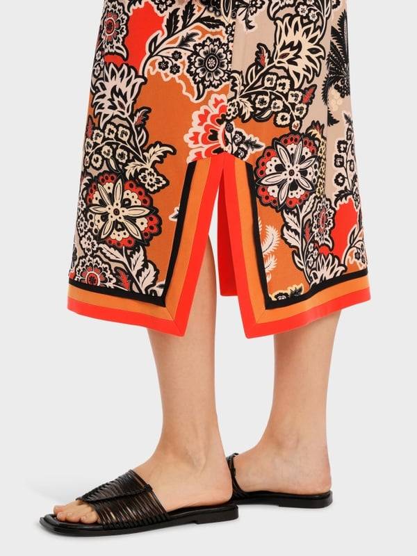 Marc Cain Midilanges Kleid im Seventies Style Super Sparpreis