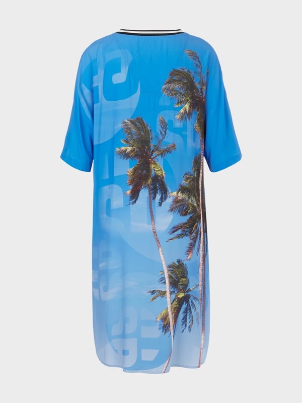 Marc Cain Kleid mit authentischem Palmenprint Begrenzte Freigabe