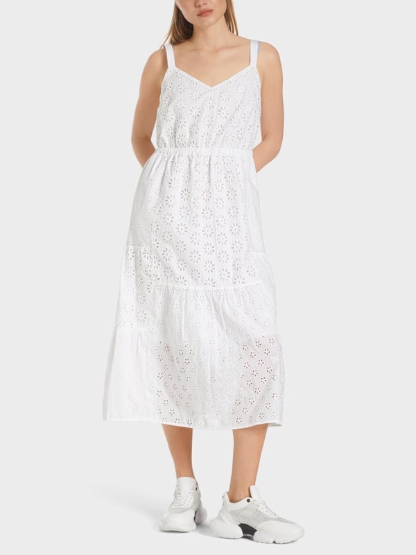 Marc Cain Sommerkleid mit Lochstickerei Bis zu 50% Rabatt