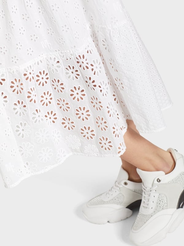 Marc Cain Sommerkleid mit Lochstickerei Bis zu 50% Rabatt
