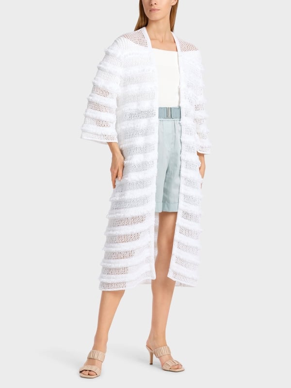 Marc Cain Mantel mit Struktur – Knitted in Germany 50% Rabatt mit kostenlosem Versand